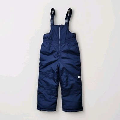 Carters Kids Snow Bib Pants Size 5 Navy Blue Insulated Winter Ski Overalls EUC