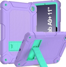Heavy Duty Shockproof Case for Samsung Galaxy Tab A9 Plus 11 Inch 2023, Purple