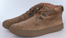 Vince Men's High Top Sneakers Chukka Boots Size EU 40.5 US 7.5 M Suede Tan