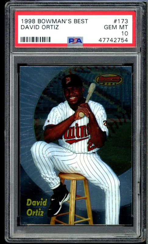 David Ortiz Rookie Card 1998 Bowman's Best #173 PSA 10