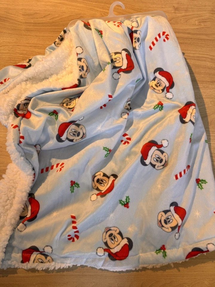 Manta bebé Navidad Mickey Mouse Disney (30 X 40 pulgadas) Foto 2 de 4