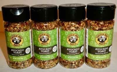 (4) EINSTEIN BROS. BAGELS Avocado Toast Seasoning 2.9oz