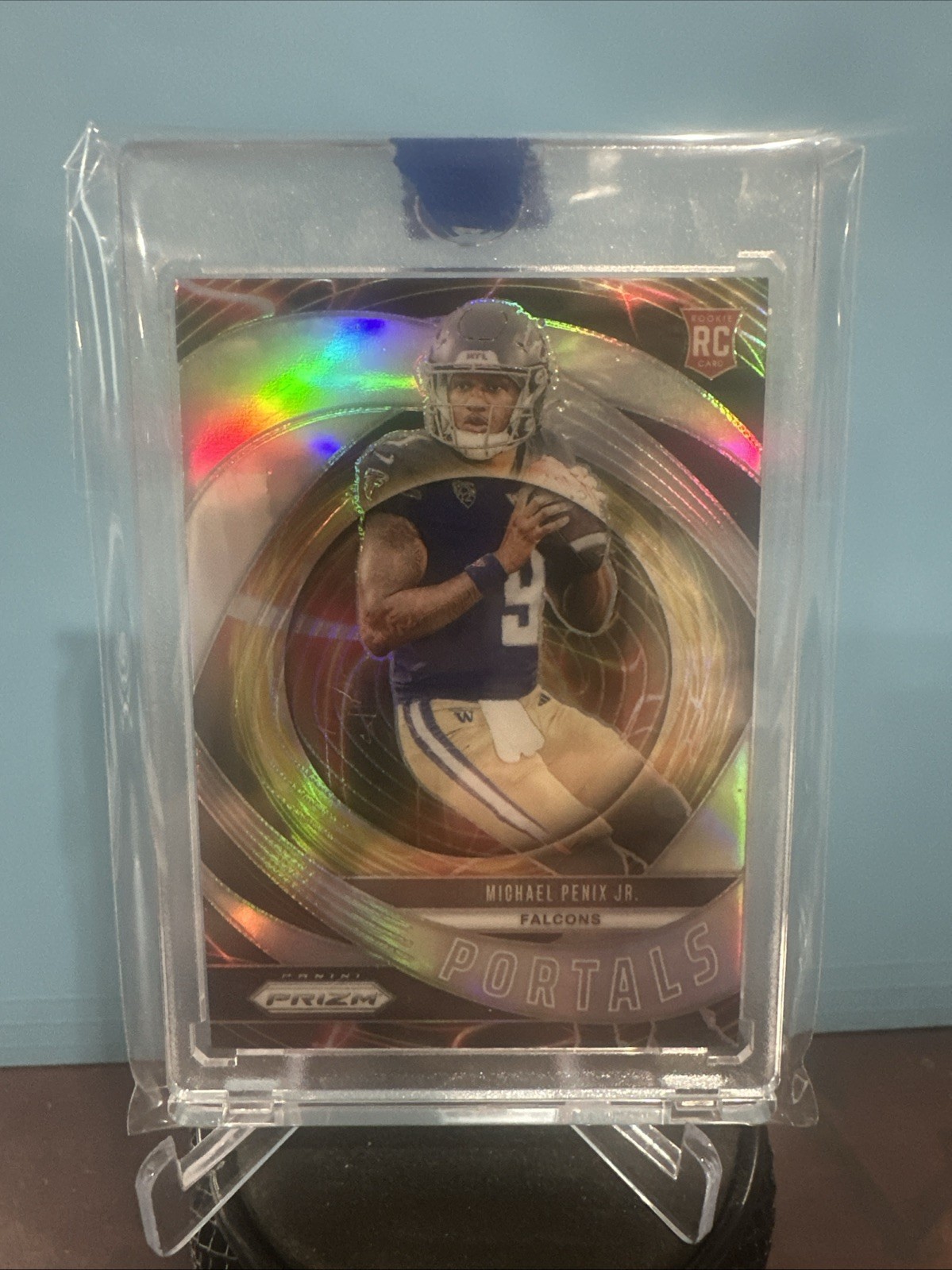 2024 Panini Prizm - Portals Michael Penix Jr. #6 Silver Prizm (RC)