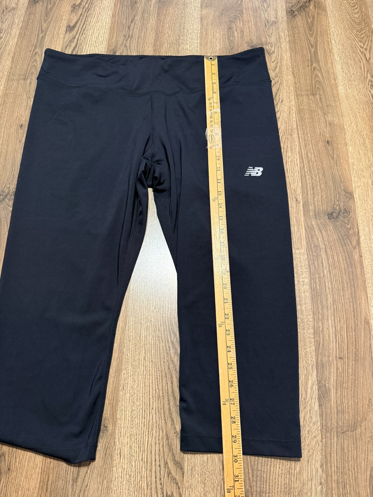 New Balance Pants Women's Size 2XL Black Capri Leggings Pull On activewear thumbnail 9
