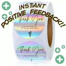 💥10PCS Thank You For Supporting My Business Decals Seals Labels Craft Stickers!