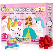 ® 20 Award-Winning Princess & Unicorn Crafts for Kids Ages 3-10 Years, All-In...