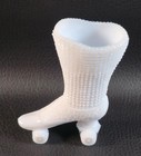 Boyd's Crystal Art Glass ROLLER SKATE Boot Shoe 1983-88 PATRIOT WHITE NOS 4-1/4" — photo 6