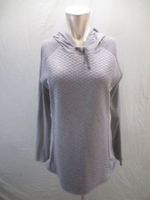 Columbia Size M Womens Gray Long Sleeve Drawstring Activewear Hiking Hoodie 444
