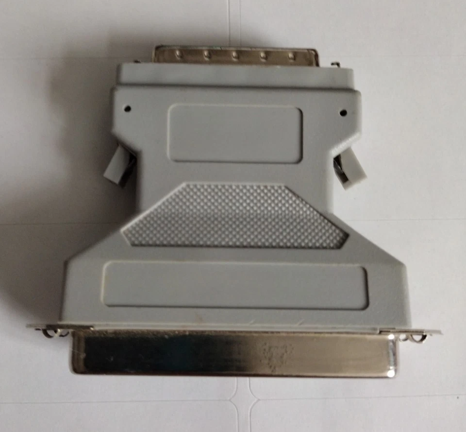 50 Pin SCSI Male to 50 way HD50 Centronics Female Port Adapter*Tested / Working* - Image 2 of 4