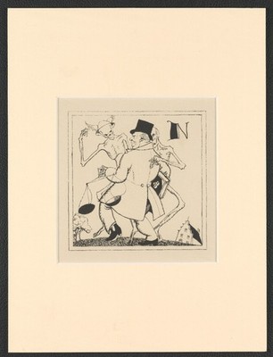 Stan van Offel  Negociant Alphabet Macabre Brüssel 1925 166/250