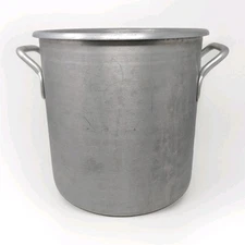 Lincoln Wear-Ever Cast Aluminum Stock Pot 24 Qts No. 4306 Vintage Made in USA