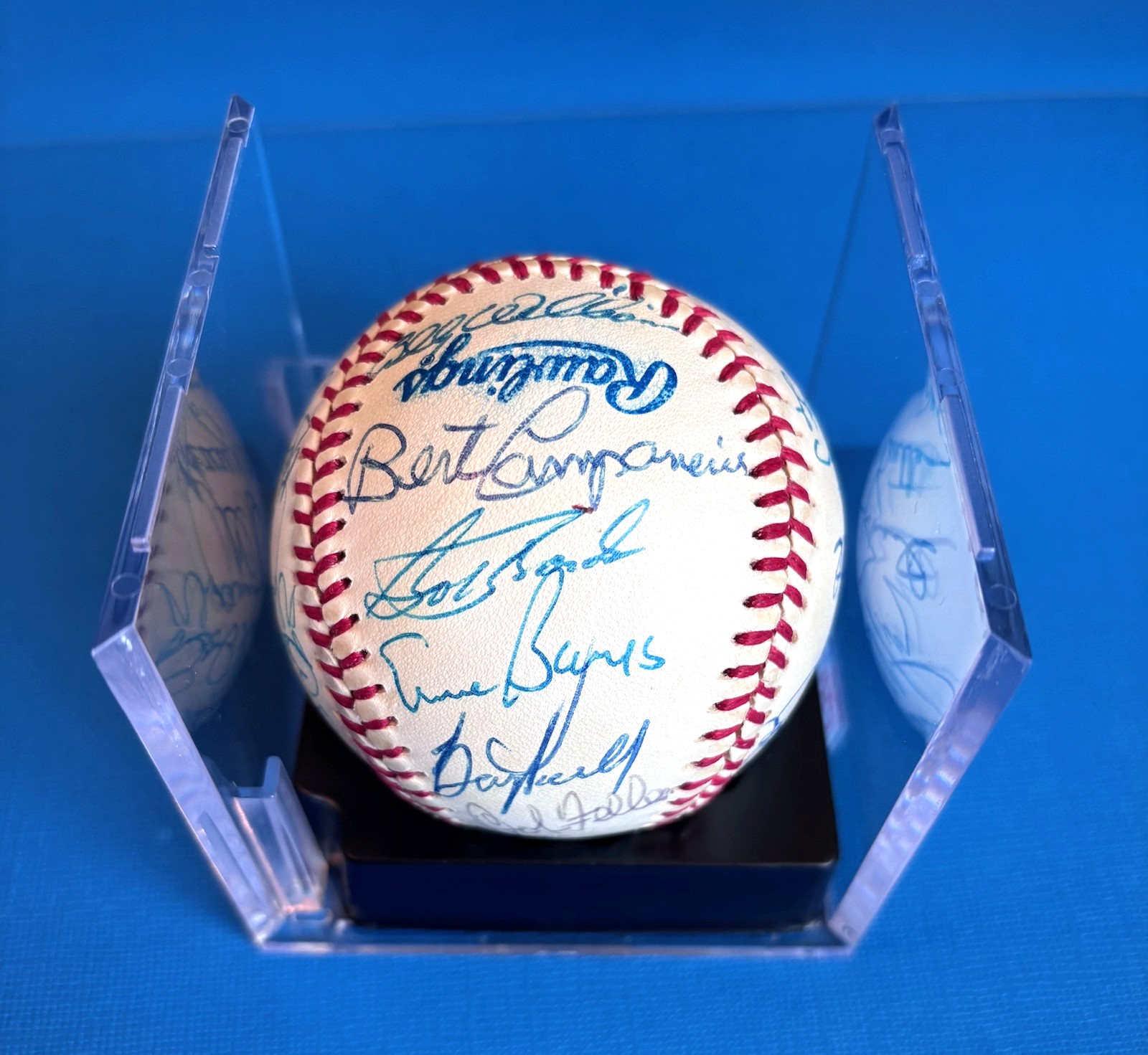 HOF Signed Baseball Signed by 25! Auto Full PSA/DNA Banks, Spahn, Gibson, etc. view 3