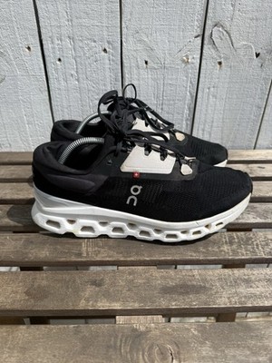 On Cloudstratus Helion Cloud Running Shoes Sneakers Black White Men s Size 10