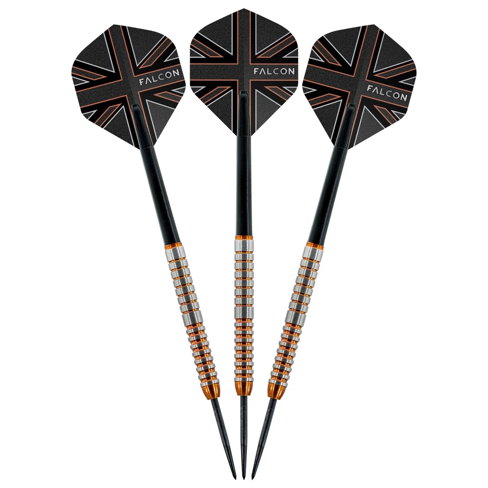 FALCON™ SAKER 90% Tungsten Darts Set  24g Barrels Shafts Strong Flights + Wallet - image 2 of 4