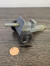 VINTAGE TIM-MEE TOYS GREEN PLASTIC US ARMY HOWITZER CANNON AURORA IL USA TOY