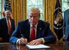 Donald  Trump Oval Office AI Generated Photo MAGA White House, USA 8X10 Print