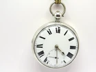1866 Fusee Lever pocket watch solid silver case in good condition and working.