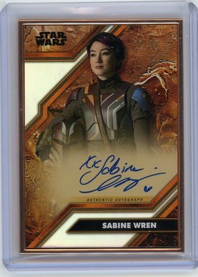 Natasha Liu Bordizzo Auto 2025 Star Wars Smugglers Outpost Cortosis Metal /99