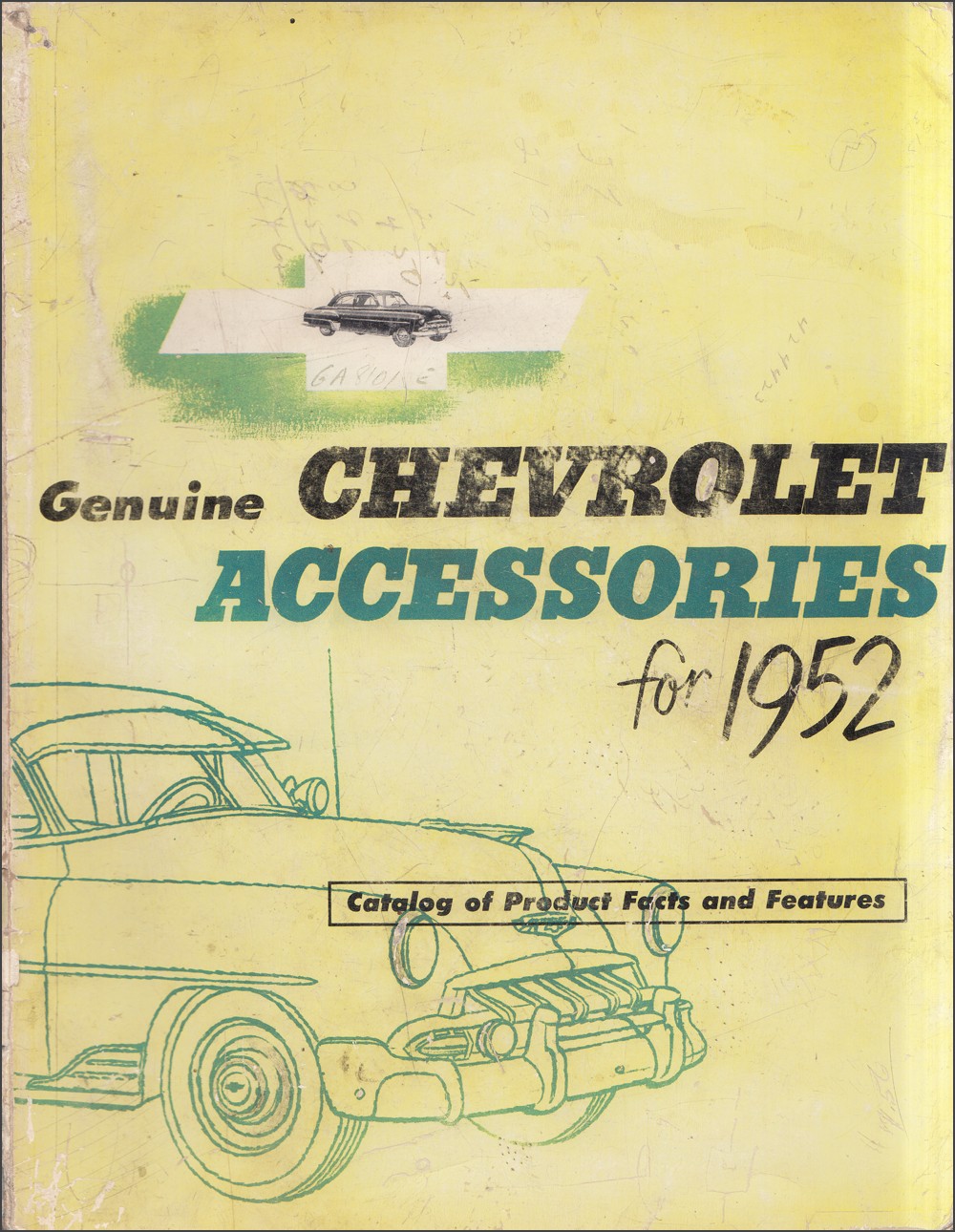 1952 Chevrolet Accessories Dealer Album Largest Accessory Book Pictures Part Nos