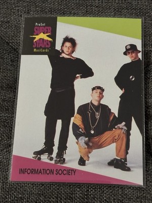 Information Society #54 1991 ProSet Super Stars MusiCards