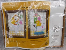 The Creative Circle Needlepoint  #0234 Bath Time Duck Kids Embroidery Craft Art