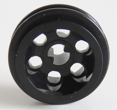 LEGO Felgen / Räder / Wheels 30.4 x 14 VR (2 Stück), schwarz, # 2994