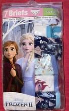 Disney Frozen II  Girls Briefs 7 Pack Size 2T/3T New