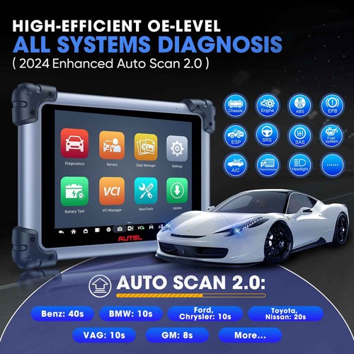 2025 Autel MaxiSYS Elite II PRO Ultra MS919 OBD2 Programación llave ECU J2534 ES - Imagen 7 de 17