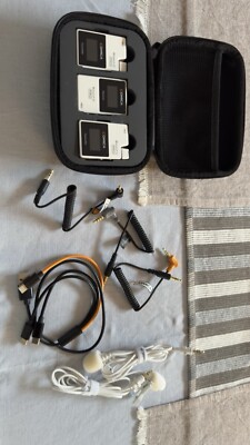 Comica Boomx-D Pro Kabelloses Krawattenmikrofon, 2,4 G, Dual-Kanal, Kabelloses 