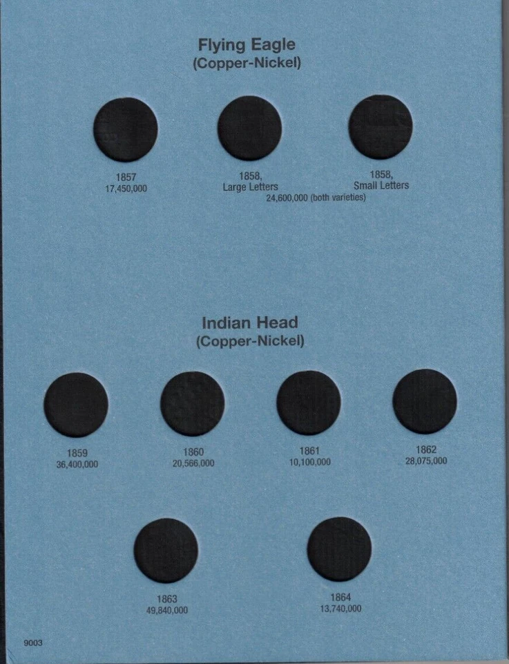 New Whitman Indian Head Cent Folder 1857-1909 - Image 2 of 4