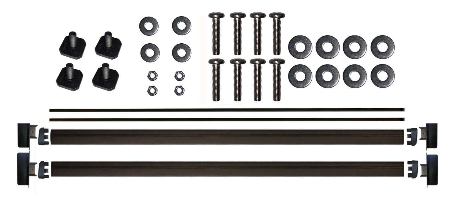 Aluminum Truck Bed Rack Tonneau Cover Rack Crossbars Bike Tent Camper