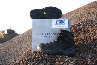 LOWA Sicherheitsschuhe RENEGADE II WORK GTX Goretex BLACK MID S3 Schuhe 5654