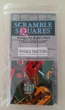 Vintage Tractors B. Dazzle Scramble Squares 9 Piece Puzzle
