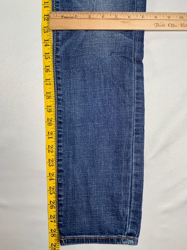 American Eagle Outfitters Womens Skinny Super Stretch Medium Wash Measure 27x28 - Picture 10 of 12