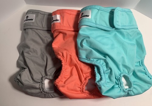 Reusable Dog Diapers (3 Pack) - for Female Dogs—Size LARGE—New Without Tags