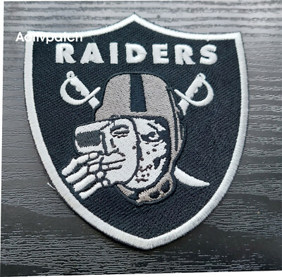 Oakland Raiders Face OFF Logo Patch NFL Football USA Sport Jersey Emblem sew on