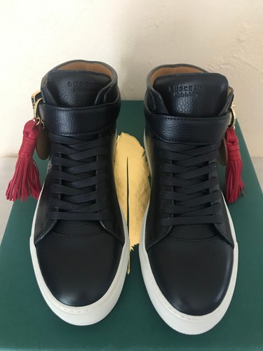 Buscemi- Scarpe Sportive - 100MM TASSLE - Pelle Blu Navy - Nuove -T. 39 Eu - Foto 4 di 11