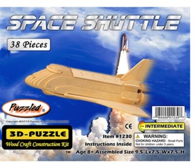 Holzbausatz Space Shuttle - 3D Puzzle