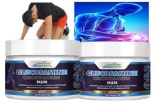 Triple Strength Flex Joint Glucosamine Chondroitin MSM collagen cream Arthritis
