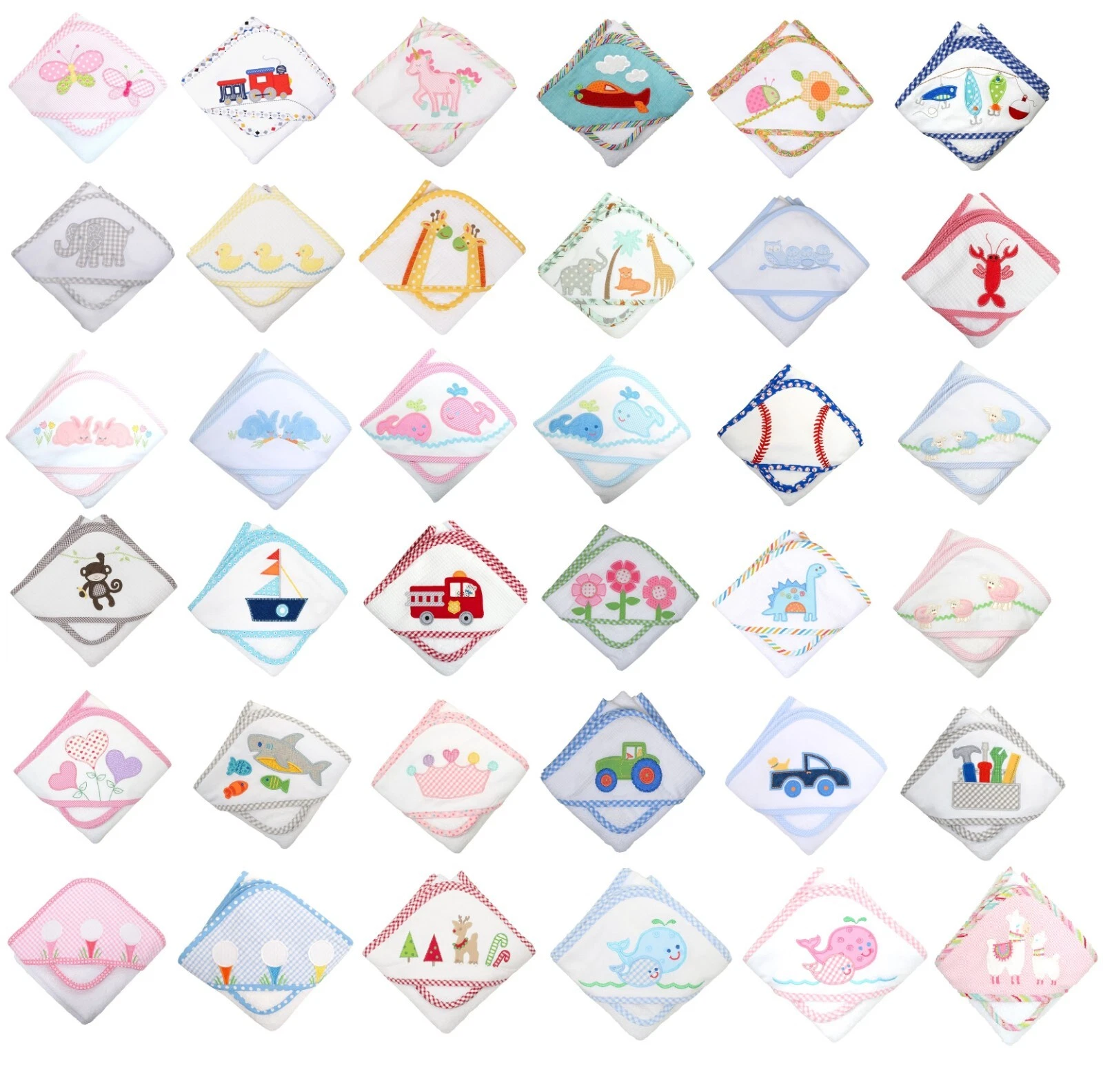 3 Marthas Boutique Baby/Toddler Hooded Towel and Wash Cloth Set
Opens in a new window or tab
