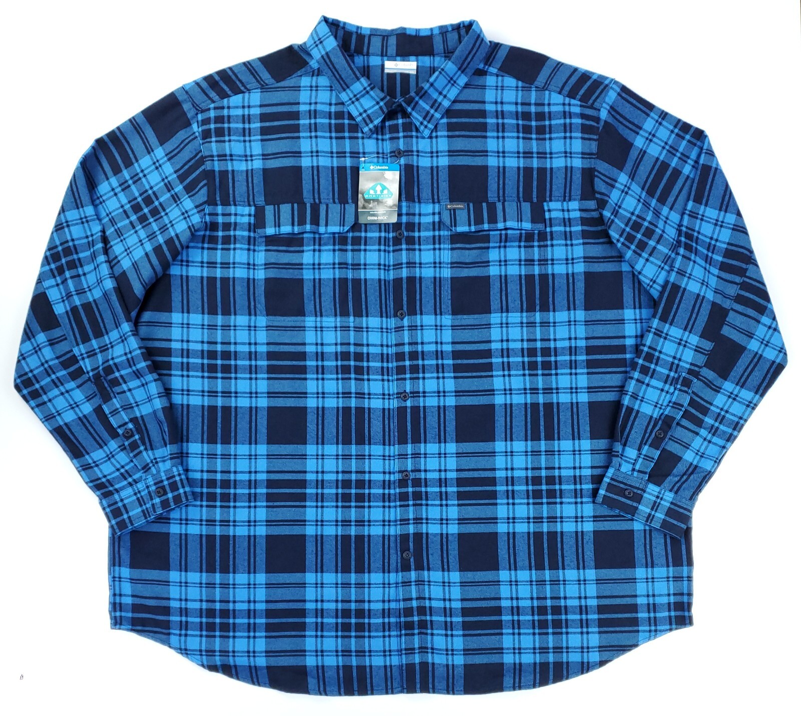 Columbia Men's 5XT Silver Ridge 2.0 Plaid Flannel Shirt Coll