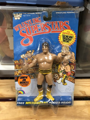 WWF LJN Wrestling Superstars Jumpin Jim Brunzell M...
