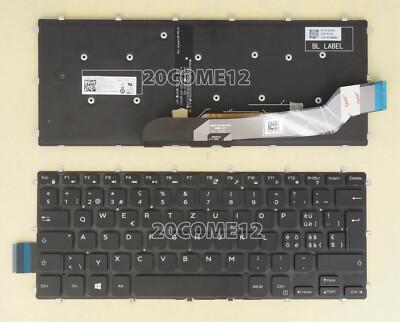 New for DELL Inspiron 3480 3481 3482 3490 3493 Keyboard Backlit 