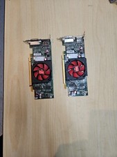 AMD ATI Radeon HD 6450 1GB PCIE DVI D-Port Video Card Low Profile, pack of 2