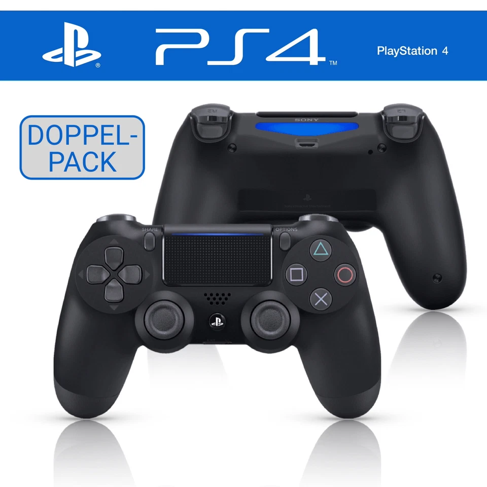 Zwei / 2x PlayStation ORIGINAL Dualshock 4 PS4 Wireless Controller GamePad 🎮🎮✅ - Bild 2 von 4