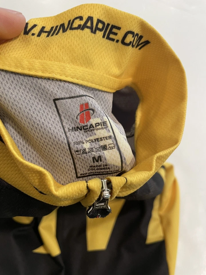 Camiseta de ciclismo George Hincapie Sportswear G17 Francia amarilla/negra para hombre mediana Foto 3 de 4