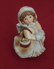 Göbel Spieluhr Engel Lied Stille Nacht. Porzellan Spieluhr funktioniert.