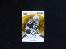 2017 FRANK STAMS UPPER DECK NOTRE DAME AUTO CARD - '88 NATL. CHAMPS