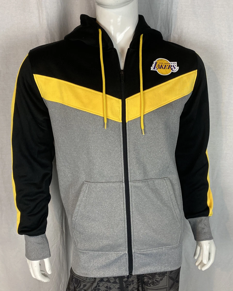 Los Angeles Lakers NBA Ultra Game Brand Zip Hoodie Sweatshirt