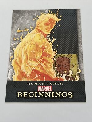 2012 Marvel Beginnings #424 HUMAN TORCH